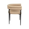 Meridian Furniture,Lavina Tan Vegan Leather Dining Chair, Set of 2 - 3 of 4