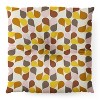 June Journal Abstract Leaves Square Floor Pillow - Deny Desings - 2 of 4
