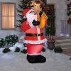 6 Ft. Airblown® Inflatable Animated Santa with Saxophone Christmas Outdoor Yard Decoration - 3 of 3