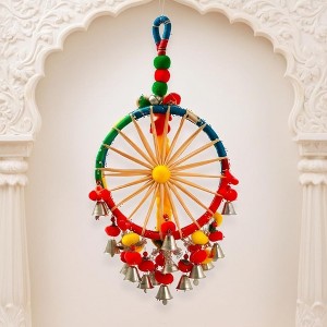 Shalin India Hanging Decoration Set of 5, 13-Inch Decorative Pieces for Home and Festive Décor - 1 of 4