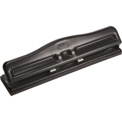 Officemate Adjustable Hole Punch 2-3 Hole 9/32" 11 Sht Cap. Black 90095