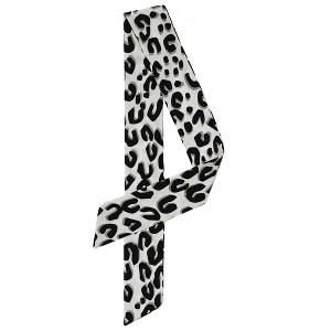 Allegra K Women's Long Neckscarf Fashion Leopard Print Skinny Scarf 88x5cm/35x2" 1 Pc - 1 of 4