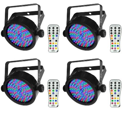 4) Chauvet DJ EZpar 56 Wireless DMX SlimPar RGB Wash Light LED Lighting Effects