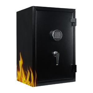 UNISOAR 2.5 Cu Ft Fireproof Safe for Home, Fire & Water Resistant Security Safe with Digital Keypad and Alarm - 1 of 4