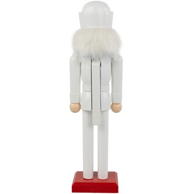 14" White and Blue Navy Sailor Christmas Nutcracker