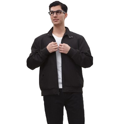 Мужские куртки Rokka&Rolla Men's Bomber Jacket Full Zip Windbreaker-Black, size Large — фото 6