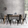 BestMassage Metal Dining Chairs Metal Chair for Indoor Outdoor Chairs Perfect for Restaurants - 2 of 4