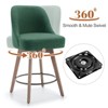 Bekrvio 26'' Counter Height Bar Stools, Linen Fabric - 3 of 4