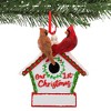 Kurt S. Adler 3.75 In Our 1St Christmas Birdhouse Christmas Tree Ornament , Cardinals Personalize (1PC) - 3 of 3