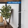 5‑Tier Bookshelf Bookcase, Metal Frame Storage Rack, Freestanding Standing Bookcase, Open Book Shelf for Bedroom Living Room Home Office - 3 of 4