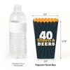 Big Dot of Happiness Cheers and Beers to 40 Years - 40th Birthday Party Favor Popcorn Treat Boxes - Set of 12 - 2 of 4