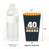 Big Dot of Happiness Cheers and Beers to 40 Years - 40th Birthday Party Favor Popcorn Treat Boxes - Set of 12 - image 2 of 4