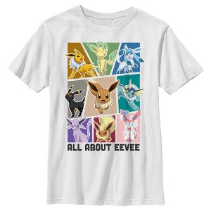 Boy's Pokemon All About Eevee Eeveeloution T-Shirt - 1 of 4