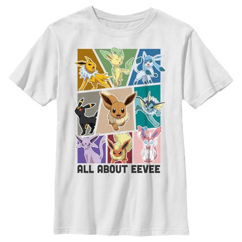 Boy's Pokemon All About Eevee Eeveeloution T-Shirt - image 1 of 4