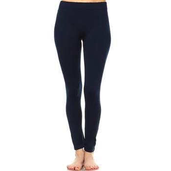 Bali Women's B Kind Hi Waist Smoothing Full Legging DF2005, in The Navy,  Small at  Women's Clothing store