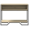 Clihome Modern Warm Spacious Sonoma  Console Table for Entryway, Sturdy Capacity Hallway Table - 4 of 4