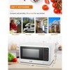 Commercial Chef 1.3 Cu. Ft. Countertop Microwave Oven, Touch Controls with Digital Display, 1000W, 12.4 Turntable, Push Button Door - 4 of 4