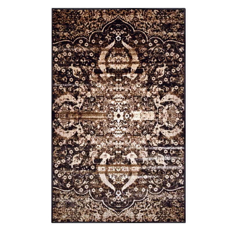Bohemian Rustic Medallion Indoor Non-Slip Washable Runner or Area Rug by Blue Nile Mills, 1 of 7