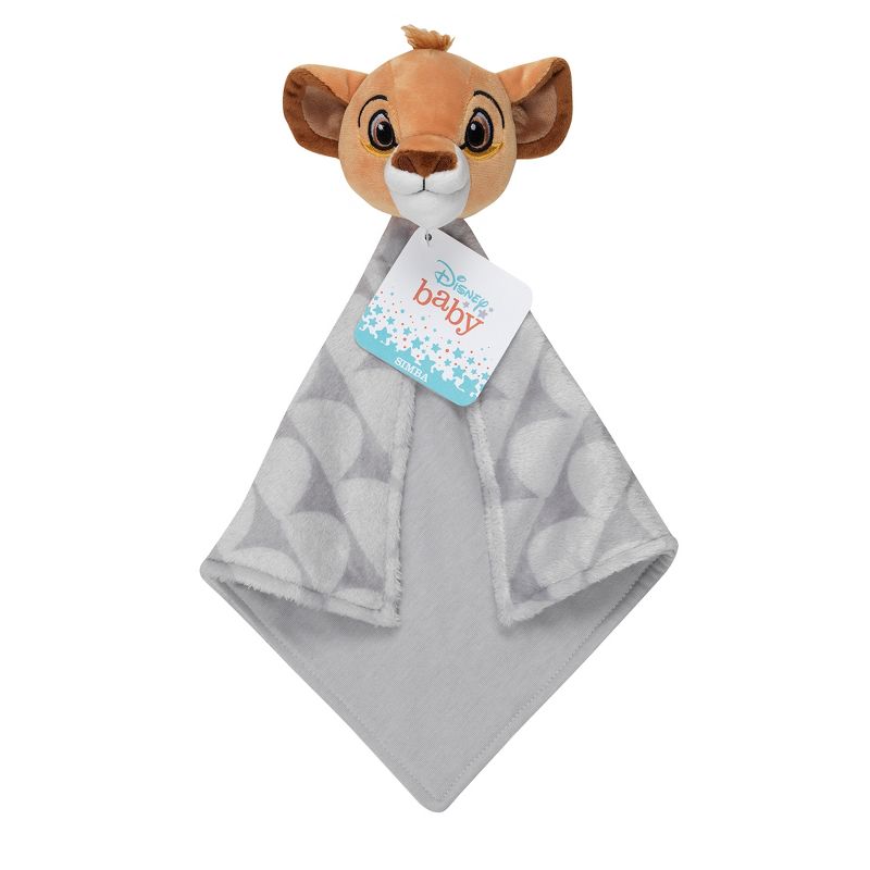 Lambs & Ivy Disney Baby THE LION KING Lovey Gray Plush Security Blanket, 3 of 4