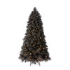 Home Heritage 1-1.75" Christmas Tree Base Rotating Metal Stand with Snowdrift 6.5' 500 Pre-Lit Warm White LED Lights Artificial Christmas Tree - 3 of 4