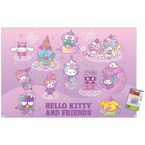 Trends International Hello Kitty and Friends: 24 Dreamland - Group Unframed Wall Poster Prints - 1 of 4