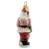 Christopher Radko 3.75 In Ring In The Holidays Gem Ornament Santa Christmas Tree Ornaments - 2 of 3