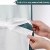 LunaLulinlk No Hook Fabric Shower Curtain with Snap-in Liner - 2 of 4