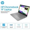 HP Chromebook 14” HD Laptop, Intel Celeron N4500, 4GB RAM, 64GB eMMC, Chrome OS - 4 of 4