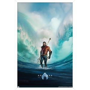Trends International Aquaman and the Lost Kingdom - One Sheet Framed Wall Poster Prints - 1 of 4