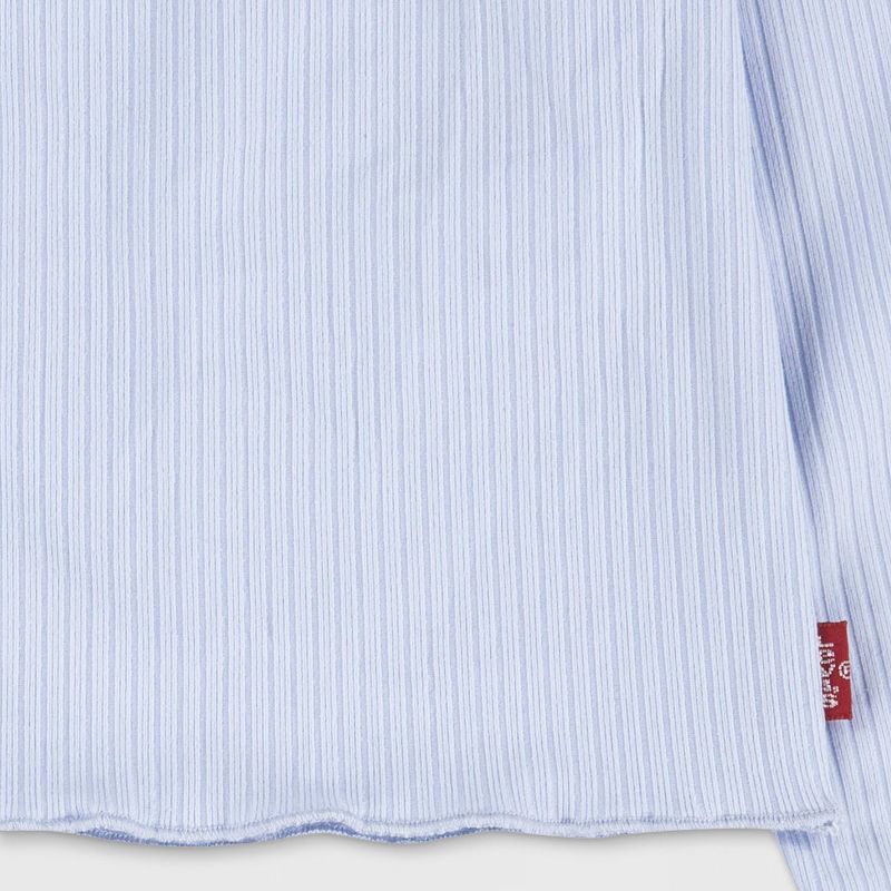 Levi's® Girls' Ruffle Hem Long Sleeve T-Shirt - Blue, 3 of 5
