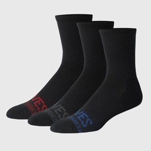 Hanes Moves Premium Men's Breathable Mesh Mid-Crew Socks 3pk - 6-12 - 1 of 4