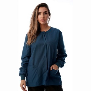 Just Love Womens Solid Jacket Uniform Coat - Nurses Scrub Labcoat - 1 of 3