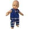 Doll Clothes Superstore Handmade Plaid Pant Set for 15–16 Inch Cabbage Patch & Baby Dolls - 3 of 4