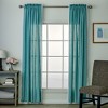 SKL Home By Saturday Knight Ltd Catherine Crochet Window Curtain Panel Pair - 2-Pack - Teal - 3 of 4