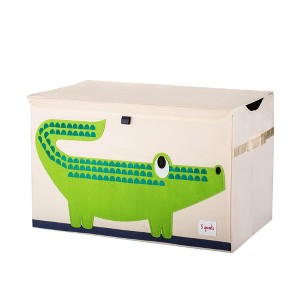 3 Sprouts Kids Toy Chest - Crocodile - 1 of 4