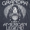 Mens Grandpa An American Legend T Shirt Funny Cool Grandparent Tee For Guys - Crazy Dog Men's T Shirt - 2 of 4