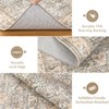 Washable Area Rugs Boho Distressed Rug for Living Room Non Slip Vintage Throw Carpet Indoor for High Traffic Areas - 4 of 4