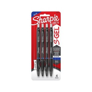Sharpie S-Gel Retractable Gel Pen Bold Point Blue Ink 4/Pack (2096171) - 1 of 4
