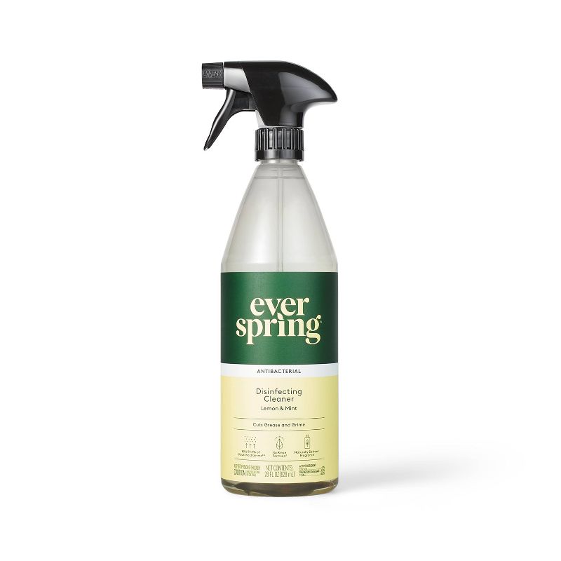 Lemon &#38; Mint All Purpose Disinfecting Spray - 28 fl oz - Everspring&#8482;, 1 of 8