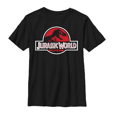 Boy's Jurassic World Tyrannosaurus Rex Logo T-shirt : Target