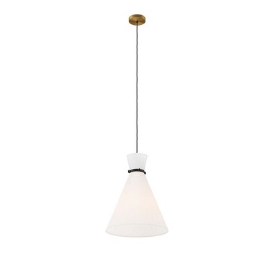 Starlight White Satin Brass 72" LED Indoor/Outdoor Pendant Light