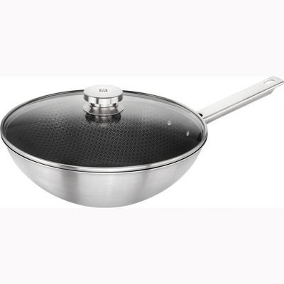 Masterclass Wok Nonstick 12 inch 5.6 Qt With Lid Premium Cookware New With  Tags