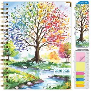 Global Printed Products Hardcover AY 2025-2026 Fashion Planner - 8.5"x11" (Tree Seasons) - 1 of 4
