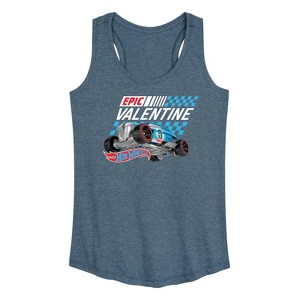 Women's - Hot Wheels - Valentine's Epic Graphic Racerback Tank - 1 of 4