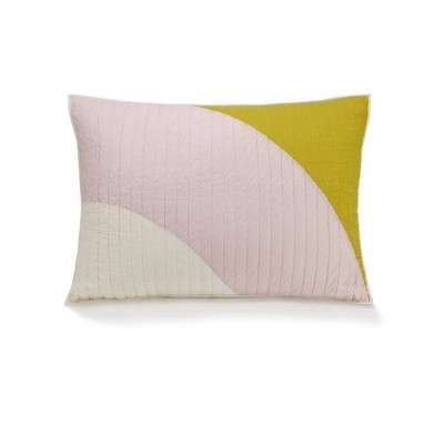 Modshapes Pink and Blue Cotton Twin Quilt Set