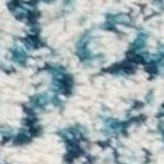 cream/turquoise
