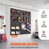 VEVOR Slatwall Panels, Garage Wall Panels(Set of 2 Panels), Heavy Duty Garage Wall Organizer Panels Display, Black - 3 of 4