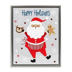 Stupell Industries Santa with Cocoa & Cookie, 17'' x 21'' - 1 of 4
