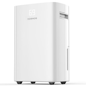 Kesnos Energy Star 50-100 Pint Dehumidifier for Large Spaces with Smart Humidity Control and Versatile Drainage - 1 of 4