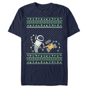 Men's Wall-E Eve Ugly Sweater T-Shirt - 1 of 4